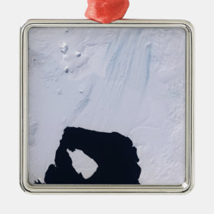 Kiefern-Insel-Gletscher Ornament Aus Metall