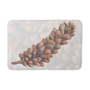 Kiefern-Kegel-Natur-Bad-Matte Badematte