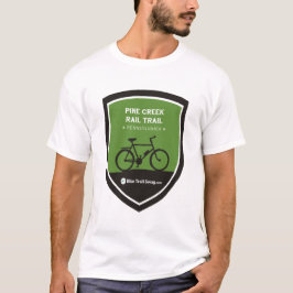 Kiefern-Nebenfluss-Schienen-Spur T-Shirt