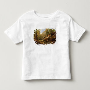 Kiefern u. Birken-Bäume oder der Wald von Kleinkind T-shirt