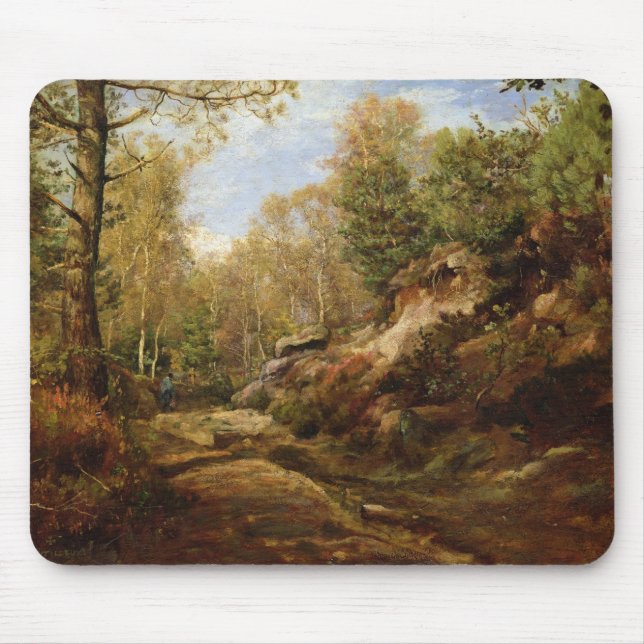 Kiefern u. Birken-Bäume oder der Wald von Mousepad (Vorne)