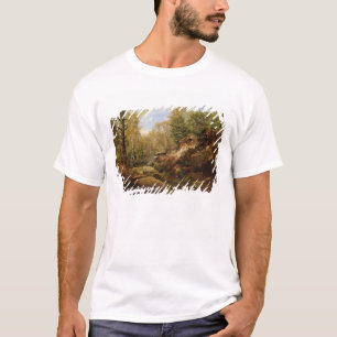 Kiefern u. Birken-Bäume oder der Wald von T-Shirt