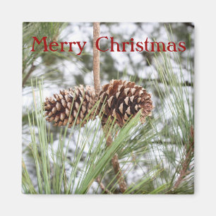 Kiefern-Weihnachtsmagnet Magnet