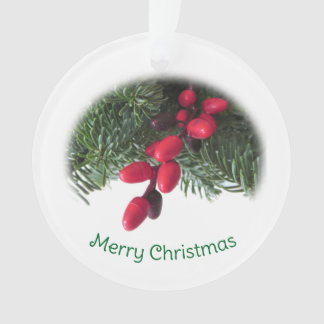 Kiefernadeln und Beeren Ornament