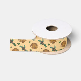 Kiefernäste, heilig und fawn. satinband