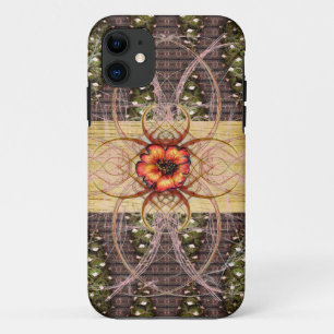 Kiefernfüße und Blume iPhone 11 Hülle