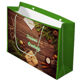 Kiefernfüße und Gewürze Saisonale Geschenktüte