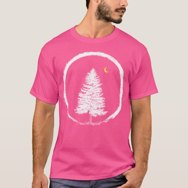 Kiefernmondlicht T-Shirt (Vorderseite)