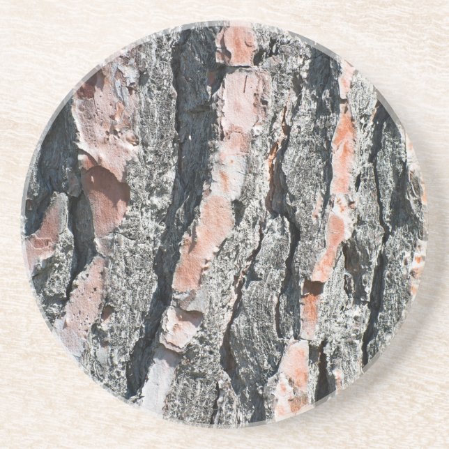 Kiefernrinde Untersetzer (Vorne)