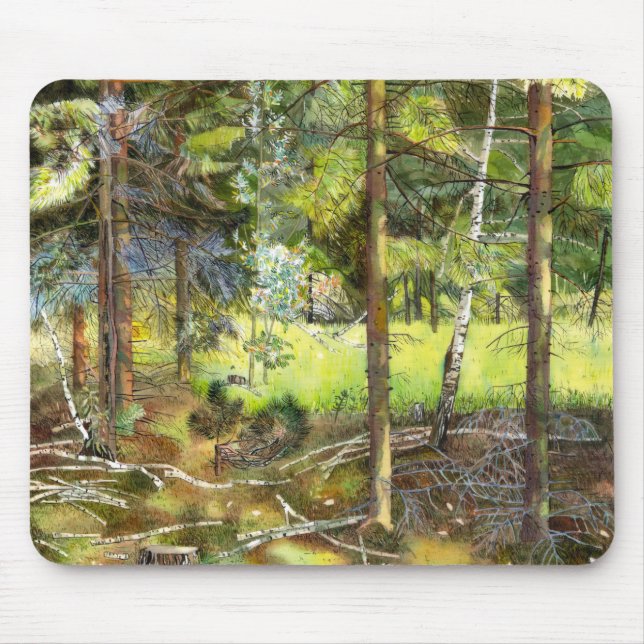 Kiefernwald Mousepad (Vorne)