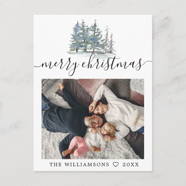 Kiefernwald Weihnachten Foto (Vorderseite)