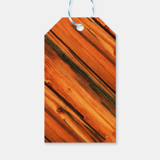 Kiefernwand Geschenkanhänger (Vorderseite)