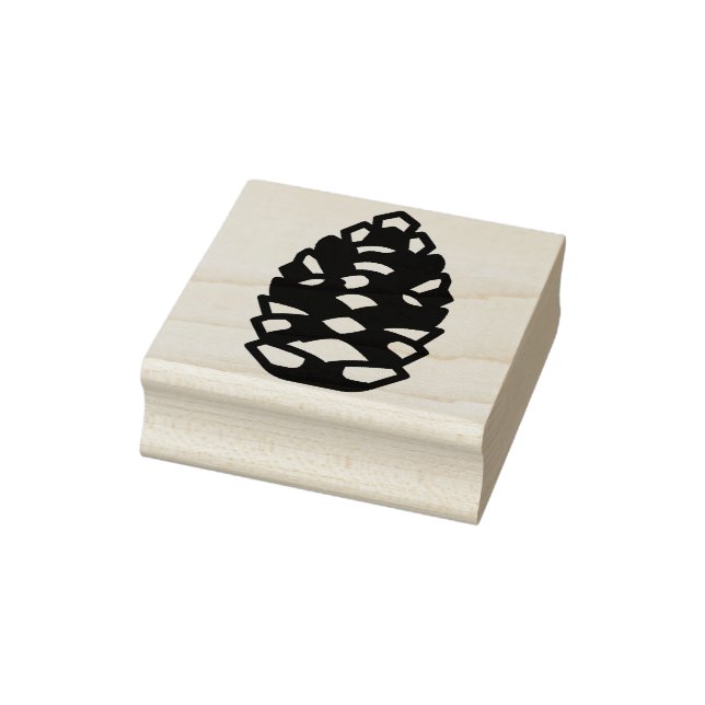 Kiefernzapfen Gummistempel (Stempel)