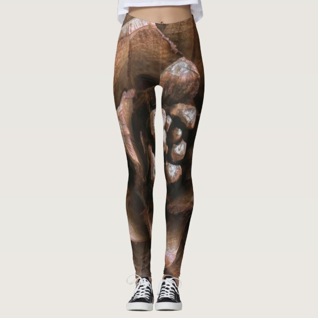 Kiefernzapfen Leggings (Vorderseite)