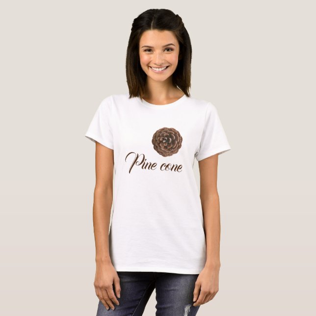 Kiefernzapfen T-Shirt (Vorne ganz)