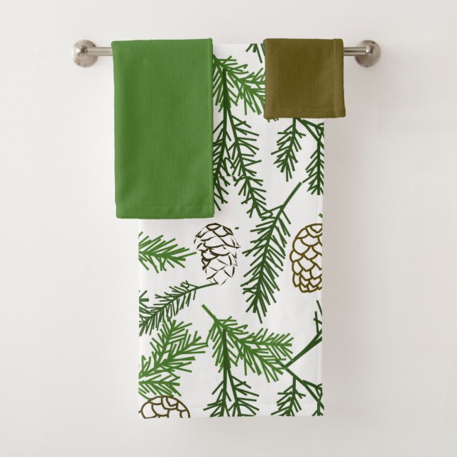 Kiefernzweige Badetücher Set (Insitu)