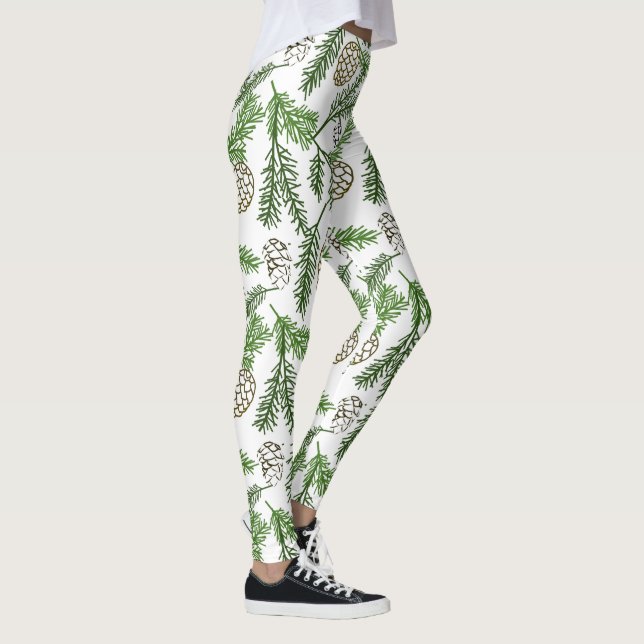Kiefernzweige Leggings (Rechts)