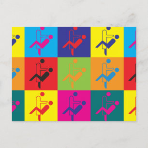 Kieferorthopädie Pop Kunst Postkarte
