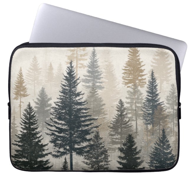 Kieferwälder Laptopschutzhülle (Vorderseite)
