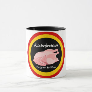Kiekefretters Belgische Folklore Tasse