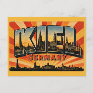 Kiel Deutschland Ostsee-Hafenstadt Postkarte