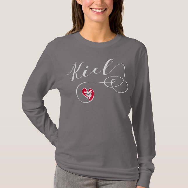 Kiel, Deutschland, Schleswig-Holstein T-Shirt (Vorderseite)
