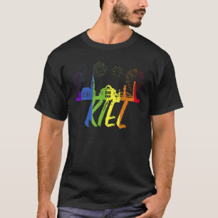 Kiel Pride Skyline Pride Parade Kiel T-Shirt