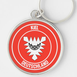 Kiel Round Emblem Schlüsselanhänger