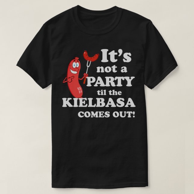 Kielbasa-Party T-Shirt (Design vorne)