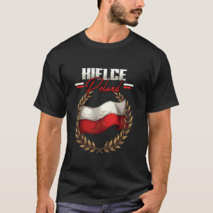 Kielce Polen Reise Polnische Flagge Polska T-Shirt