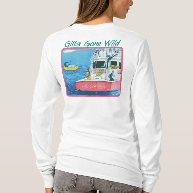 Kiemen wild gegangen T-Shirt (Rückseite)