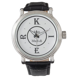 Kier Fine Leather Watch Armbanduhr