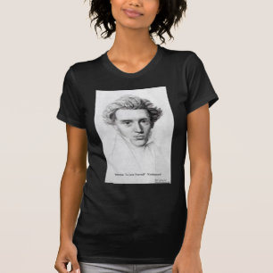 Kierkegaard "Liebe Sie selbst" Liebe Zitat Geschen T-Shirt