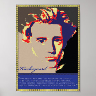 Kierkegaard verblasst poster