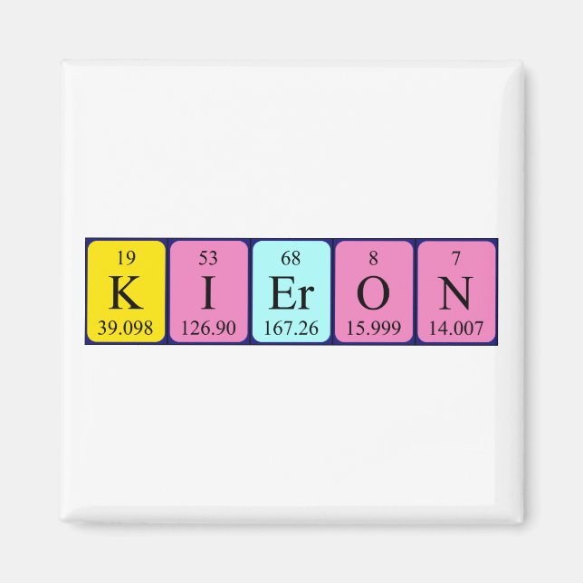 Kieron Periodenmagnet Magnet (Vorne)