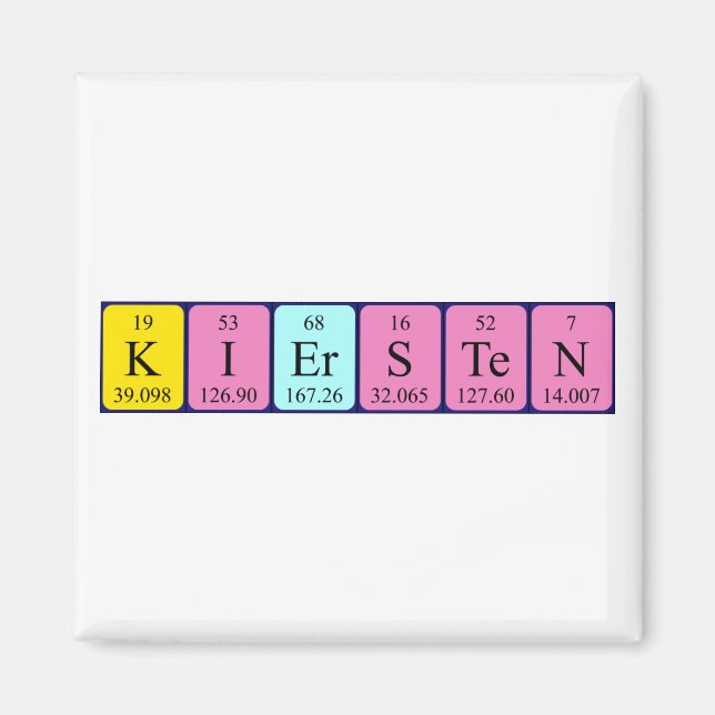 Kiersten Periodenmagnet Magnet (Vorne)