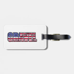 Kies Cycling American Flag Gepäckanhänger