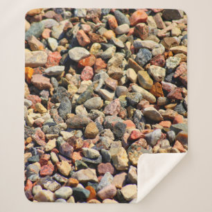 Kies Gestein bunte Textur Sherpadecke