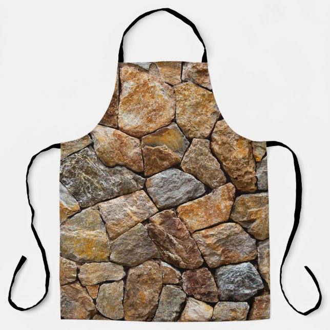 Kies kleine Steinmauer  Schürze (Vorderseite)