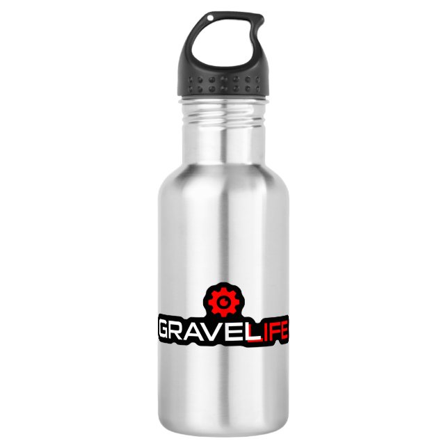 Kies Life Cycling Edelstahlflasche (Vorderseite)
