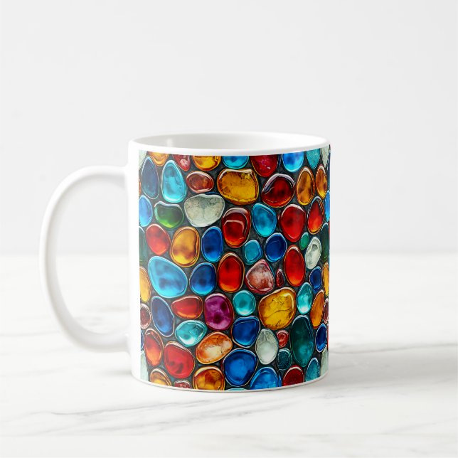 Kies, mehrfarbig kaffeetasse (Links)