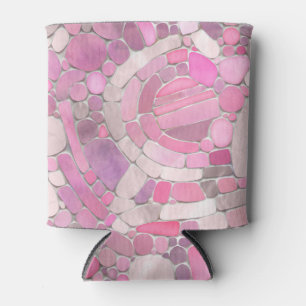 Kies Mosaik Kunst - Rosen Rosa Dosenkühler