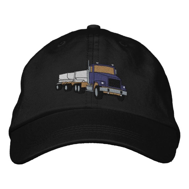 Kies Truck Bestickte Baseballkappe (Vorderseite)