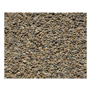 Kies-u. Sand-Foto Poster