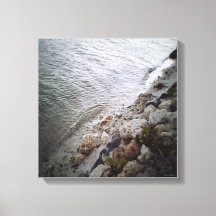 Kiesel am Strand - Blue Trimmine Ocean