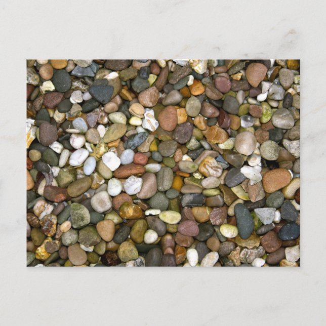 Kiesel / Steine Postkarte (Vorderseite)