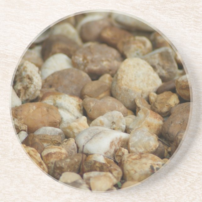 Kiesel-Untersetzer Getränkeuntersetzer (Vorne)