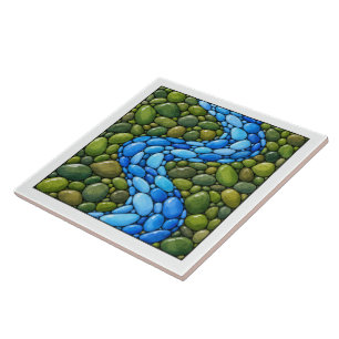 Kieselfluss Fliese