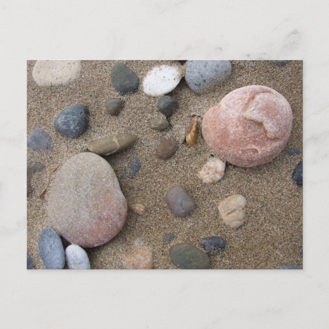 Kieseln Postkarte (Vorderseite)