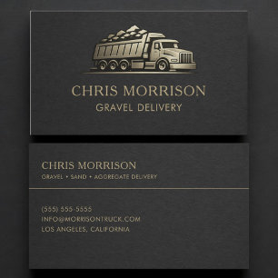 Kieslieferdienst Fachmann Visitenkarte